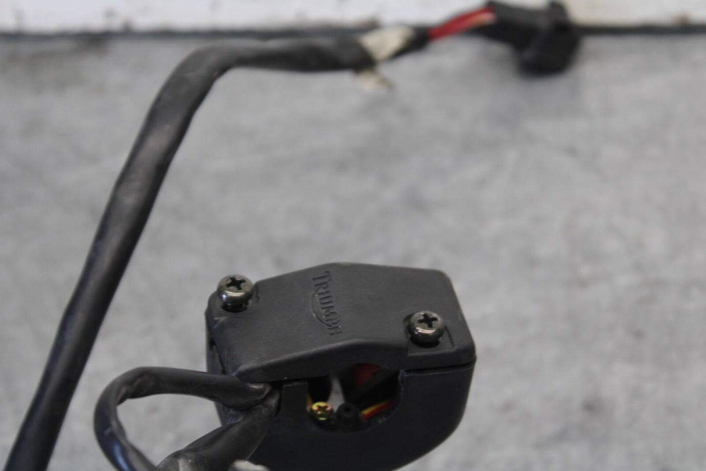 07-08 TRIUMPH DAYTONA 675 RIGHT CLIP ON HANDLE KILL OFF START SWITCHES BB685