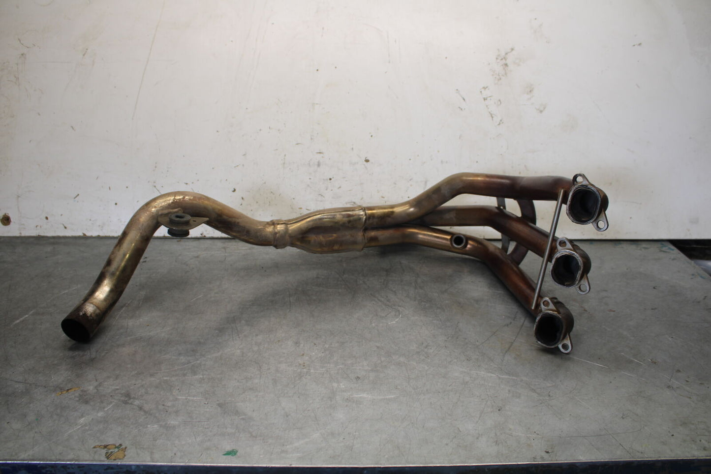 01-06 TRIUMPH TIGER 955I EXHAUST HEADER PIPES MANIFOLD BB693