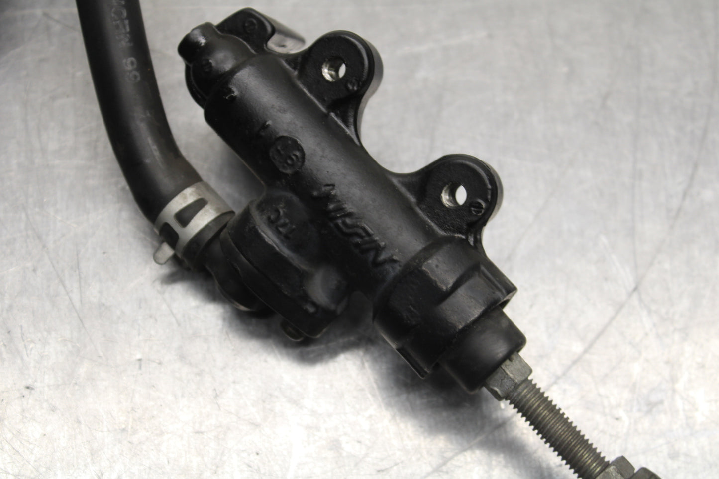 00 SUZUKI INTRUDER 1500 VL1500 REAR BACK BRAKE MASTER CYLINDER W RESERVOIR BB761