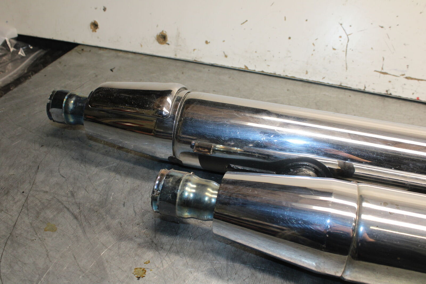 99-00 YAMAHA V STAR 1100 MUFFLER EXHAUST SILENCER PIPE BB711