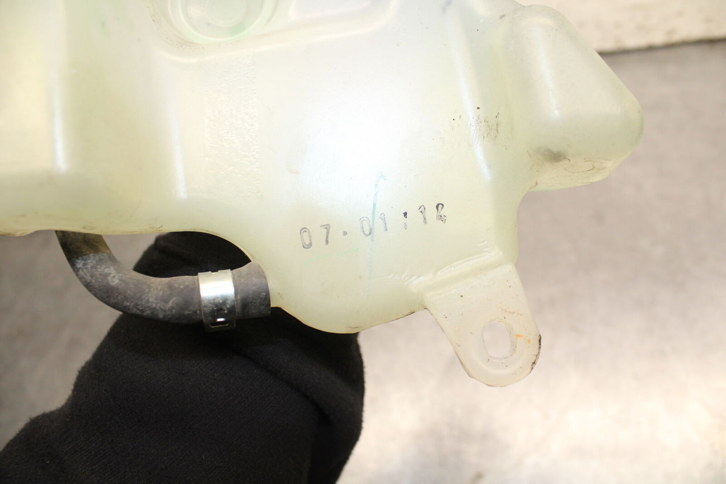 14-15 KAWASAKI NINJA 650 EX650F ABS COOLANT WATER TANK RESERVOIR BOTTLE BB741