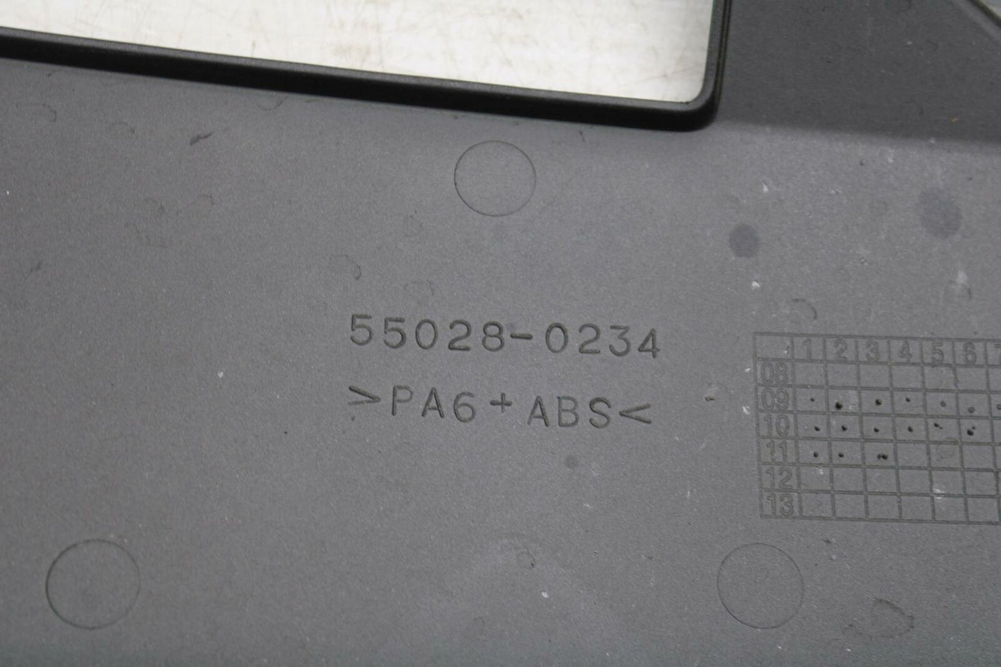 11-12 KAWASAKI NINJA 400 EX400 C LEFT LOWER MID UPPER SIDE FAIRING COWL BB358