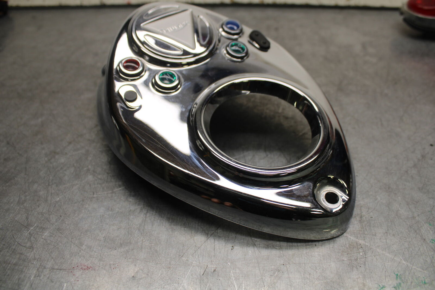 14-16 TRIUMPH AMERICA LT GAS TANK CAP COVER TRIM PANELCOWL FAIRING BB720
