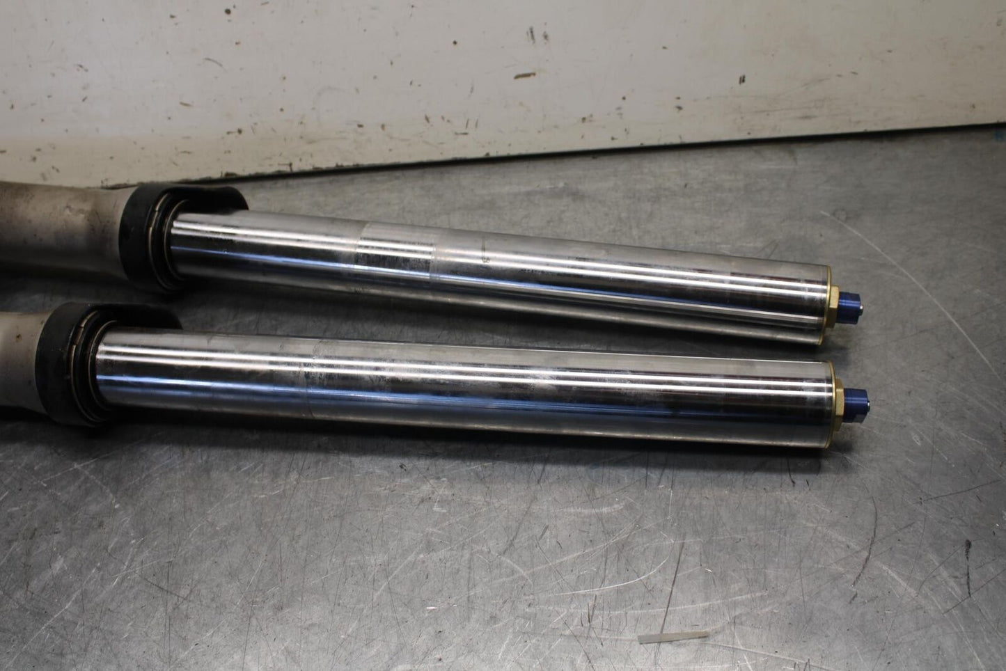 01-03 SUZUKI GSXR600 FRONT FORKS SHOCK SUSPENSION SET PAIR 51103-39F00 BB633