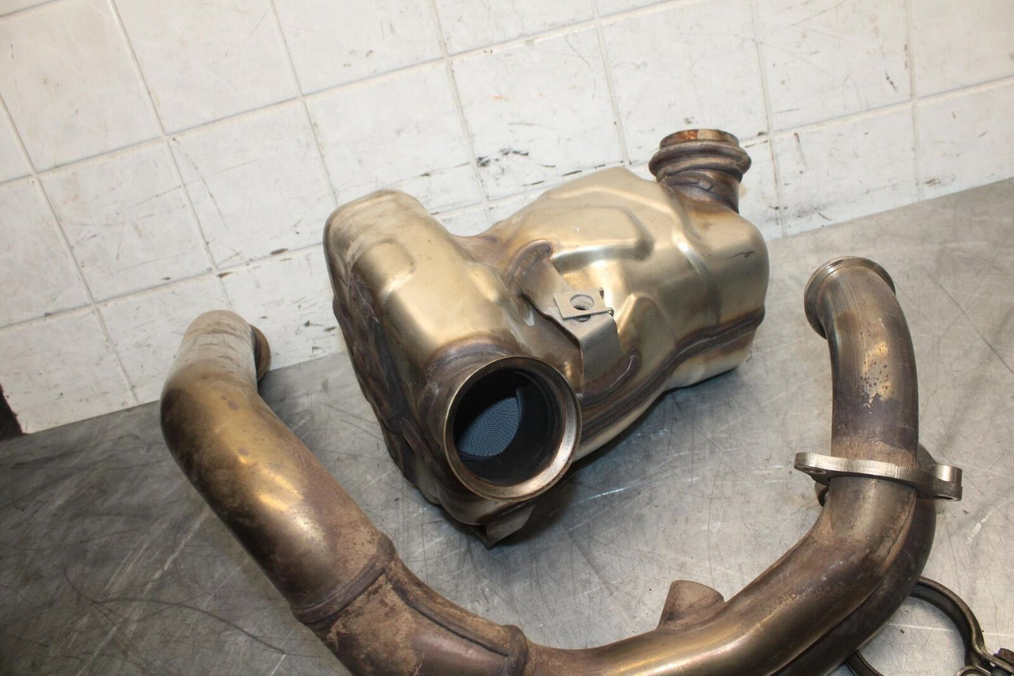 22 KTM 890 ADVENTURE EXHAUST HEADER PIPES MANIFOLD CAT BB514