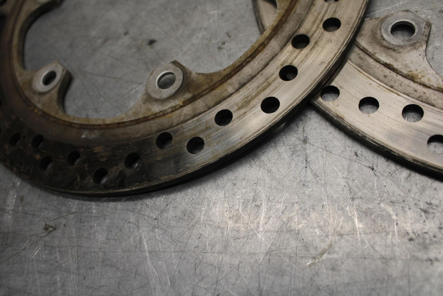 1992 Honda CBR600F2 FRONT LEFT RIGHT BRAKE ROTORS DISCS 45251-MV9-000 BB40