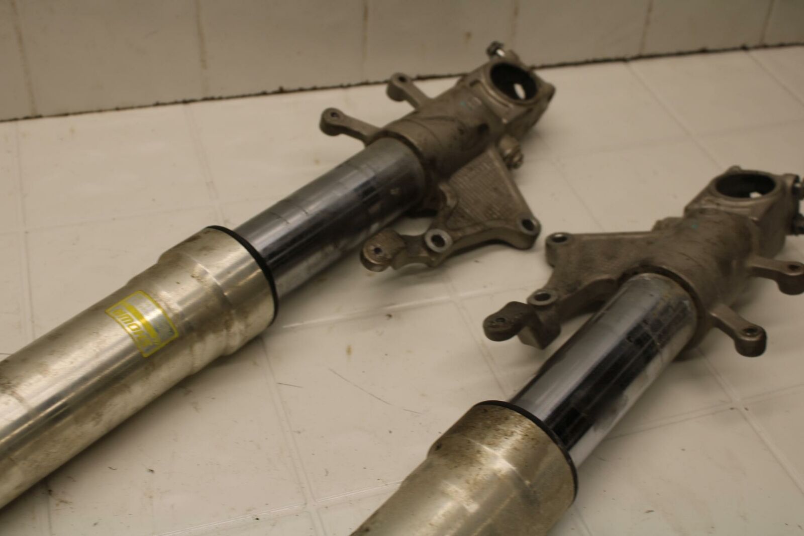 01-02 SUZUKI GSXR750 FRONT FORKS SHOCK SUSPENSION SET PAIR BB402