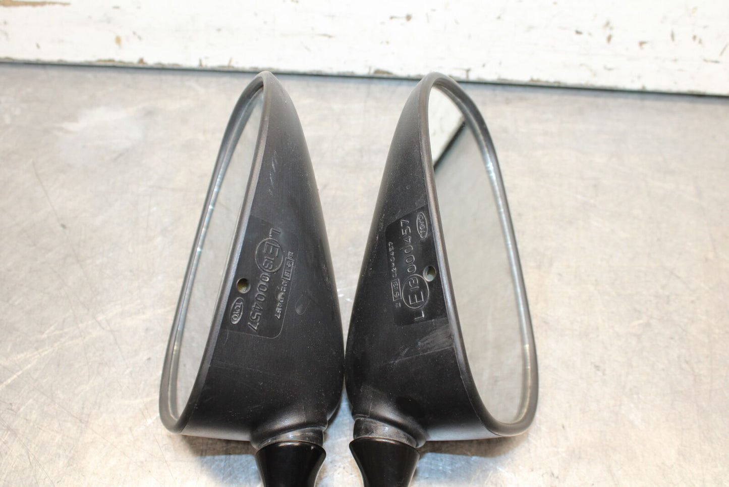03-07 SUZUKI SV1000S REAR VIEW MIRROR SET PAIR MIRRORS BB657