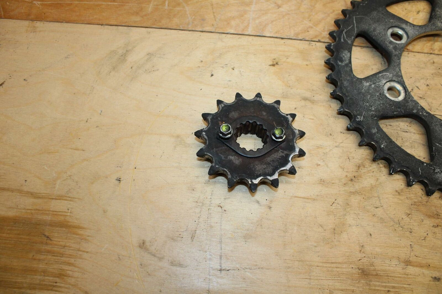 08-14 DUCATI MONSTER 696 FRONT REAR BACK SPROCKET SET BB324