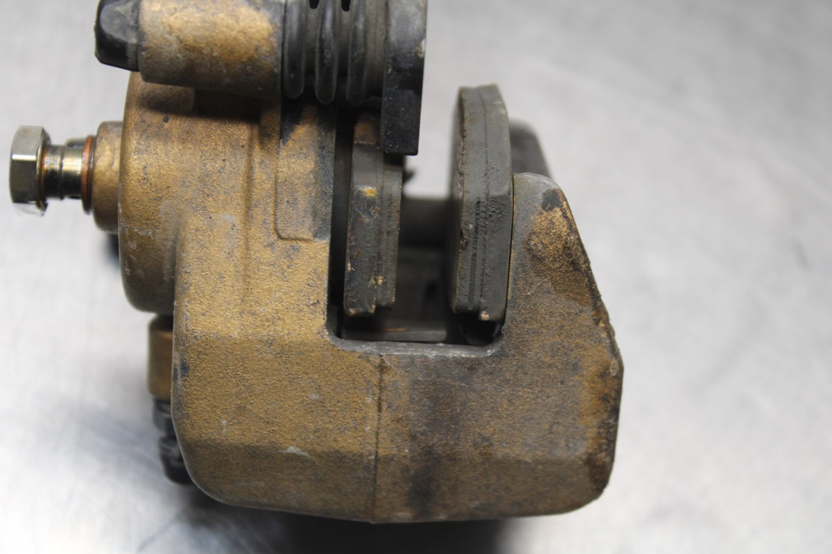 07-08 KAWASAKI NINJA ZX6R REAR BACK BRAKE CALIPER W MOUNT BRACKET BB855