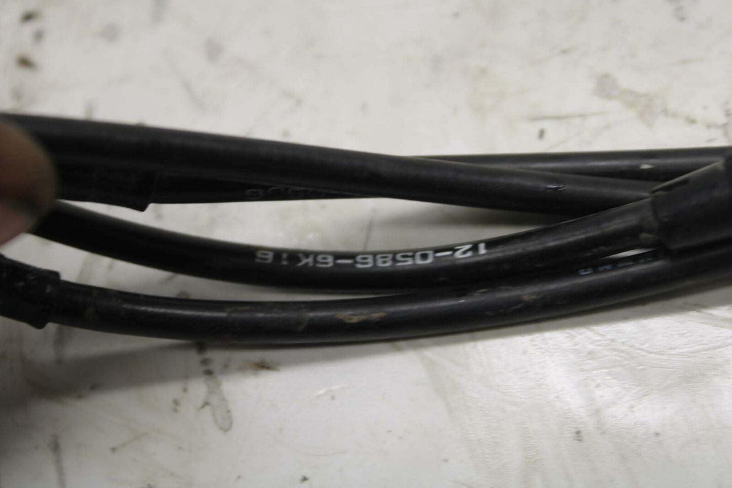 13-17 KAWASAKI NINJA ZX6R ZX636E THROTTLE CABLES LINES BB409
