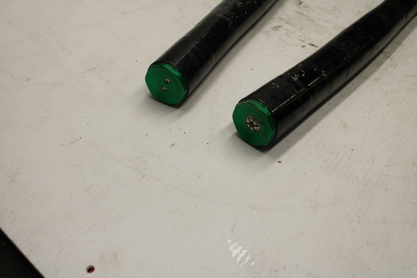 13-18 KAWASAKI NINJA ZX6R FRONT FORKS SHOCK SUSPENSION SET PAIR FOR PARTS BB353