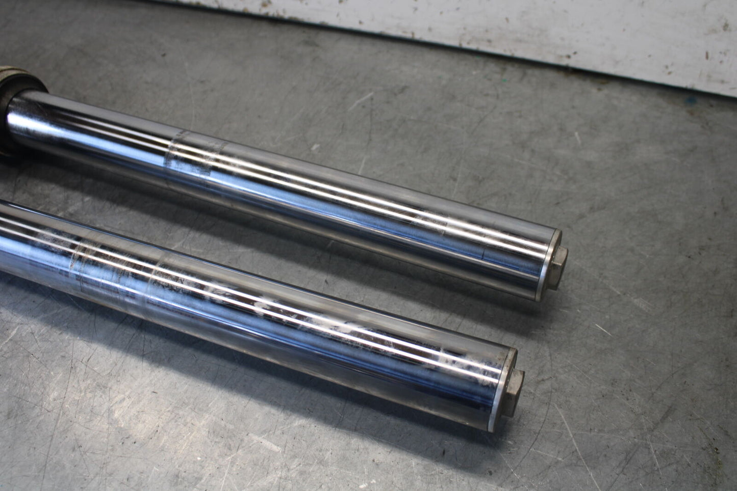 99-00 YAMAHA V STAR 1100 FRONT FORKS SHOCK SUSPENSION SET PAIR BB711