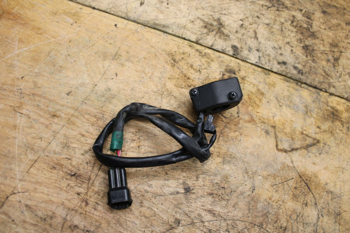 13-18 KAWASAKI NINJA ZX6R RIGHT CLIP ON HANDLE KILL OFF START SWITCH BB349
