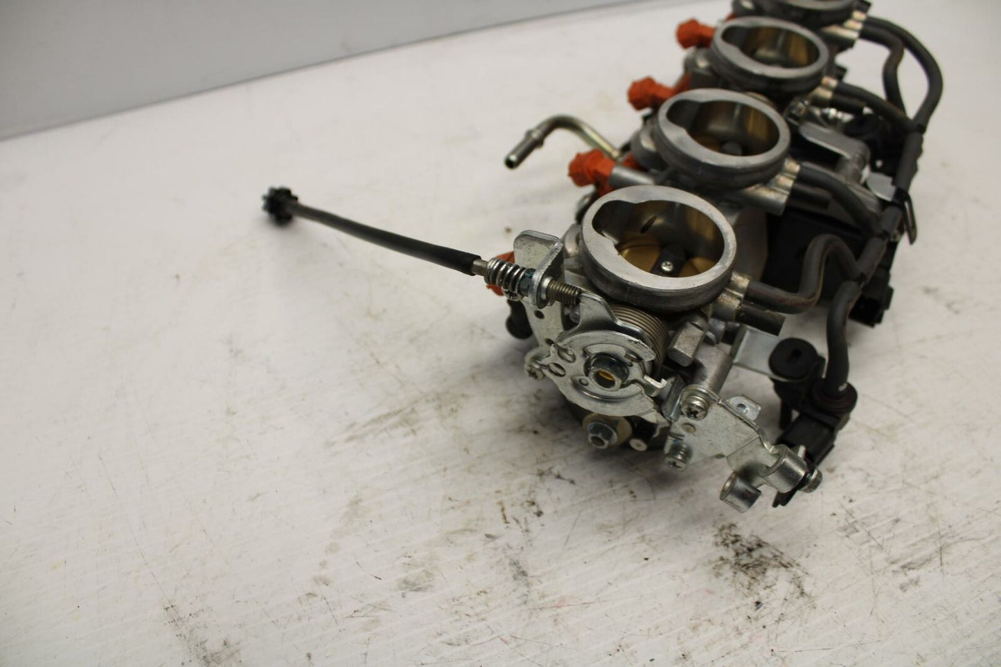 13-18 KAWASAKI NINJA ZX6R MAIN FUEL INJECTORS / THROTTLE BODIES 16163-0773 BB240