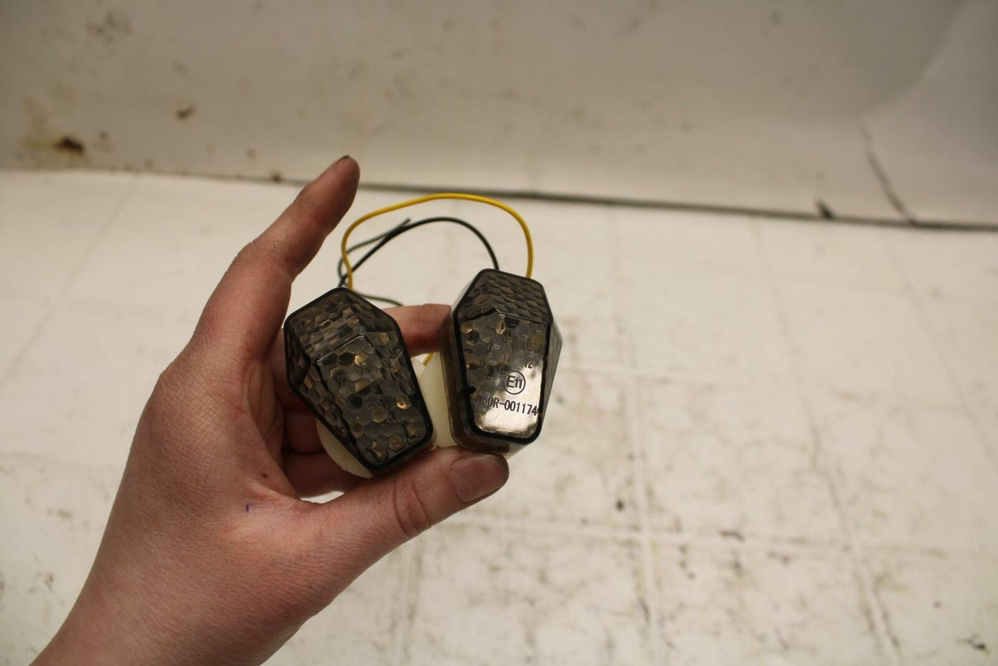 04-05 SUZUKI GSXR600 FRONT LEFT RIGHT TURN SIGNALS LIGHT INDICATORS BB20