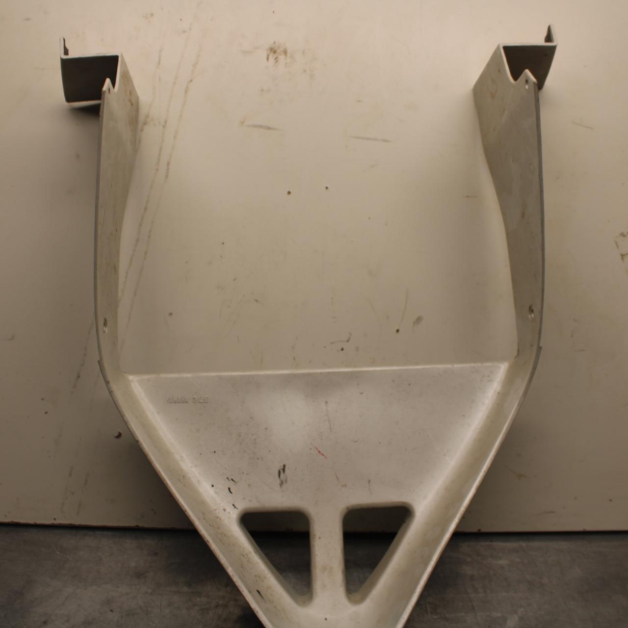1992 Yamaha FZR1000 FRONT LOWER INNER EXHAUST V FAIRING COWL GUARD BB339