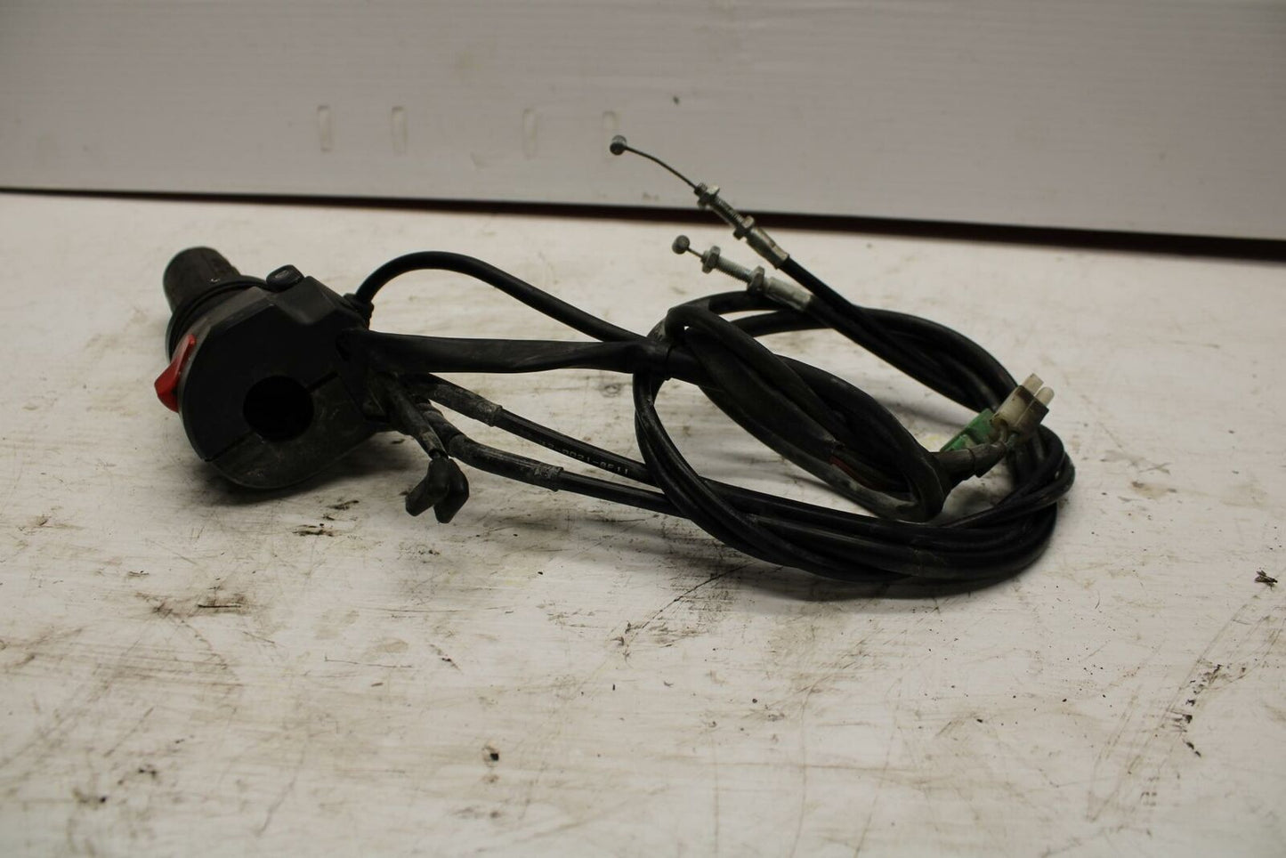 86-06 KAWASAKI CONCOURS 1000 ZG1000A RIGHT CLIP ON HANDLE KILL SWITCH BB292