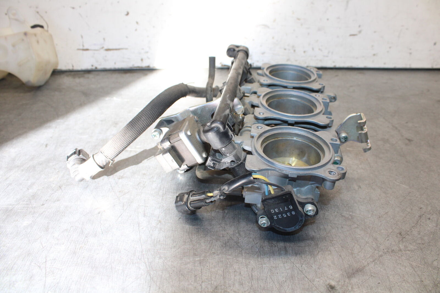 07-08 TRIUMPH DAYTONA 675 MAIN FUEL INJECTORS / THROTTLE BODIES T1240478 BB685