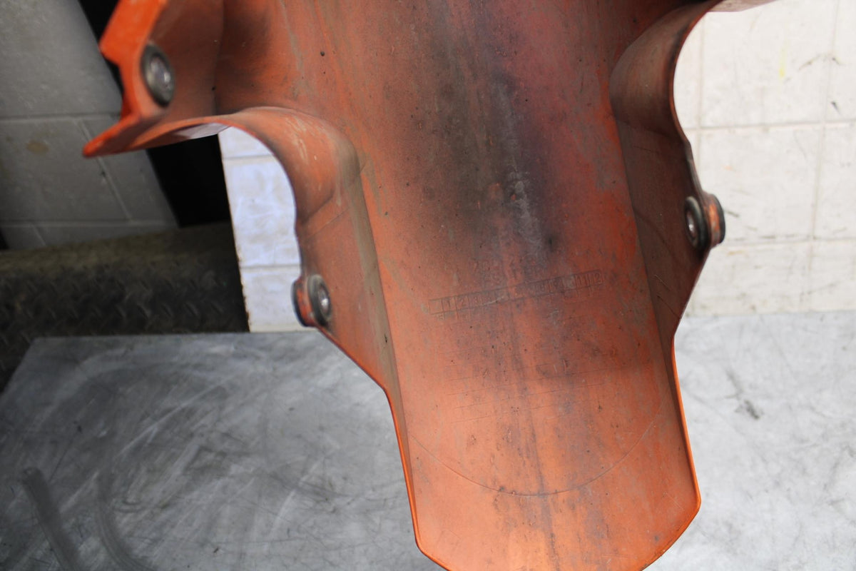 2009 Yamaha YZF R6 ORANGE FRONT WHEEL FENDER COWL FAIRING BB532