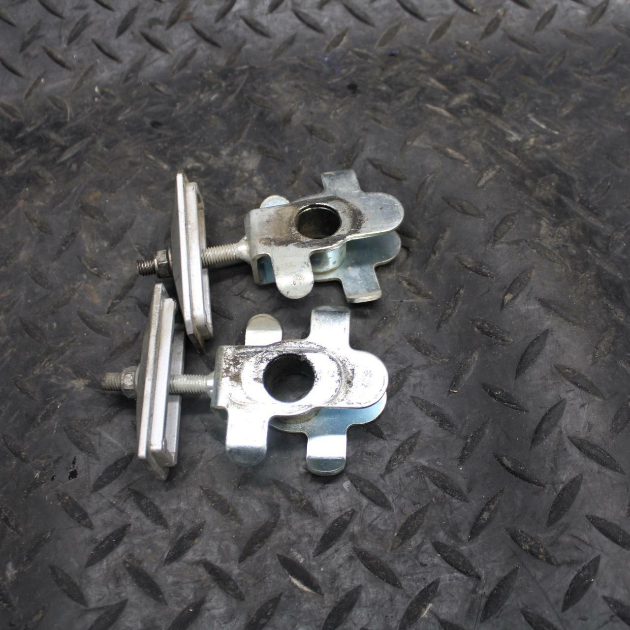 03 SUZUKI SV650S SWINGARM CHAIN TENSIONER ADJUSTMENT BRACKETS  BB219