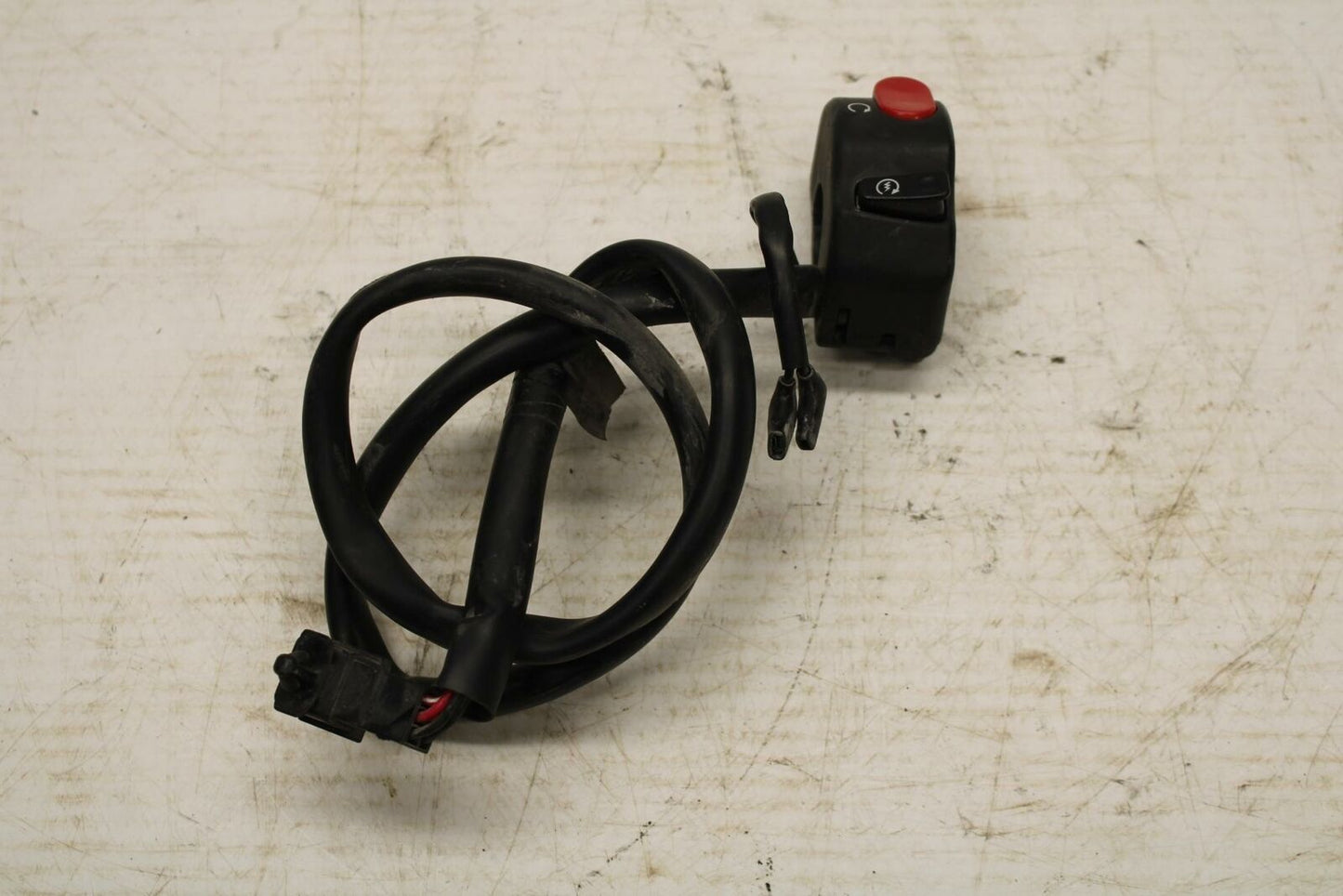07-16 TRIUMPH STREET TRIPLE RIGHT CLIP ON HANDLE KILL OFF START SWITCH BB356