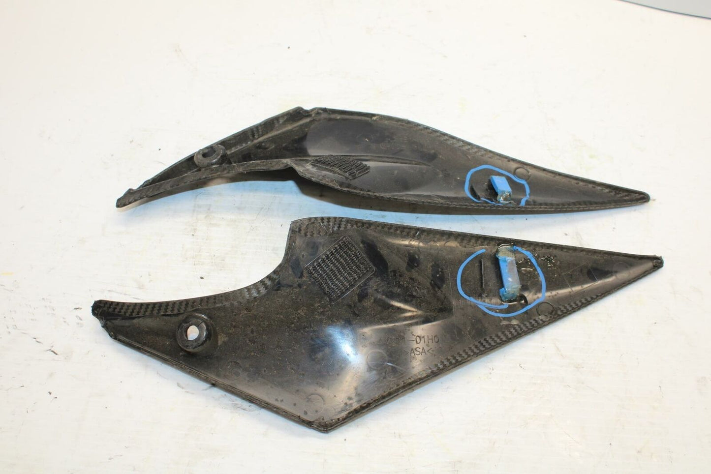 06-07 SUZUKI GSXR600 RIGHT LEFT FRONT SIDE SEAT PANELS TRIMS COWLS FAIRINGS BB24