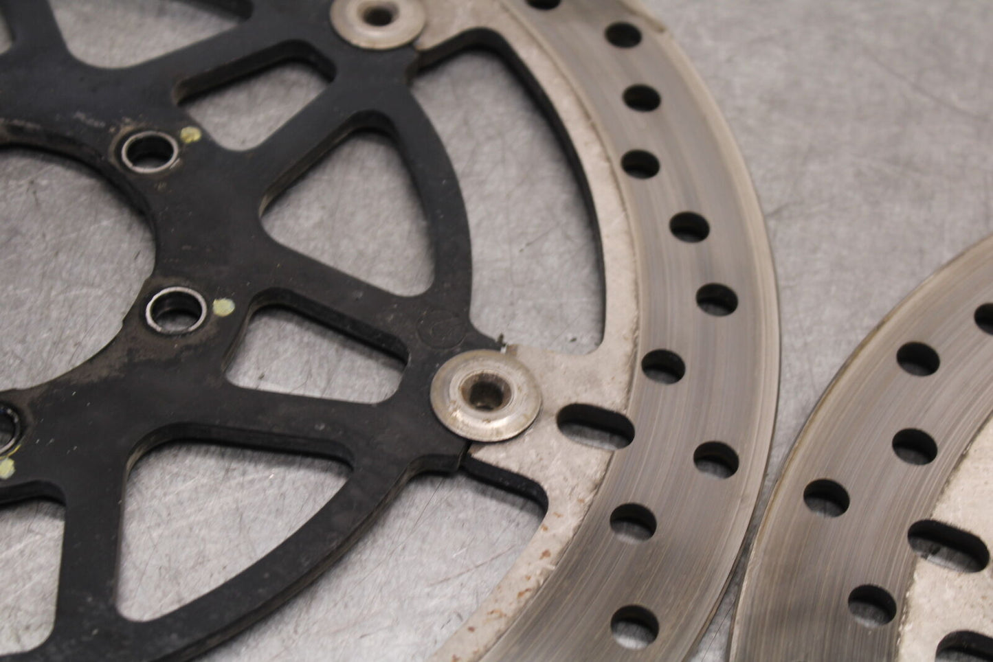 06-07 DUCATI MONSTER 695 FRONT LEFT RIGHT BRAKE ROTORS DISCS BB674