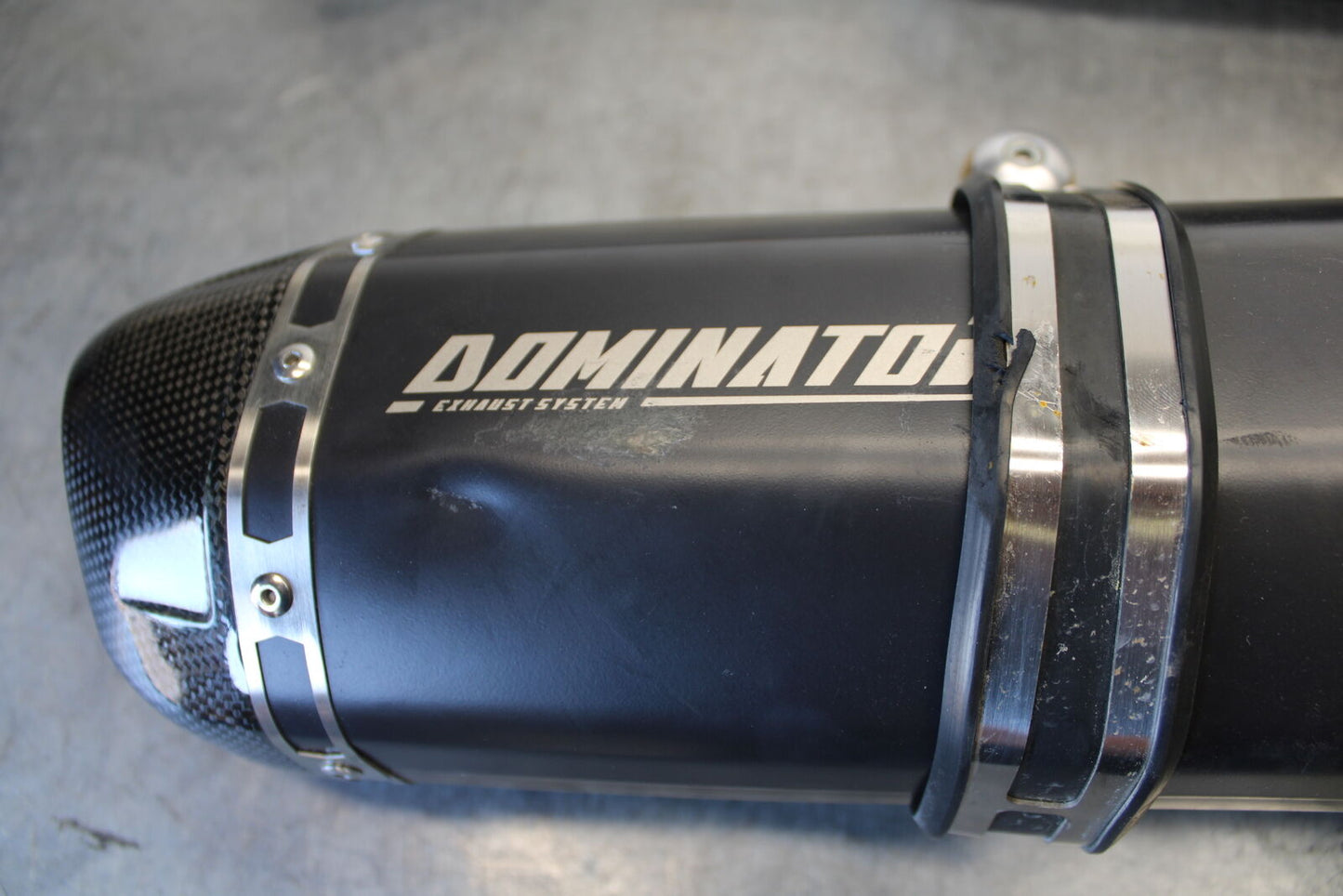 06-07 DUCATI MONSTER 695 EXHAUST PIPE MUFFLER SLIP ON CAN SILENCER BB674