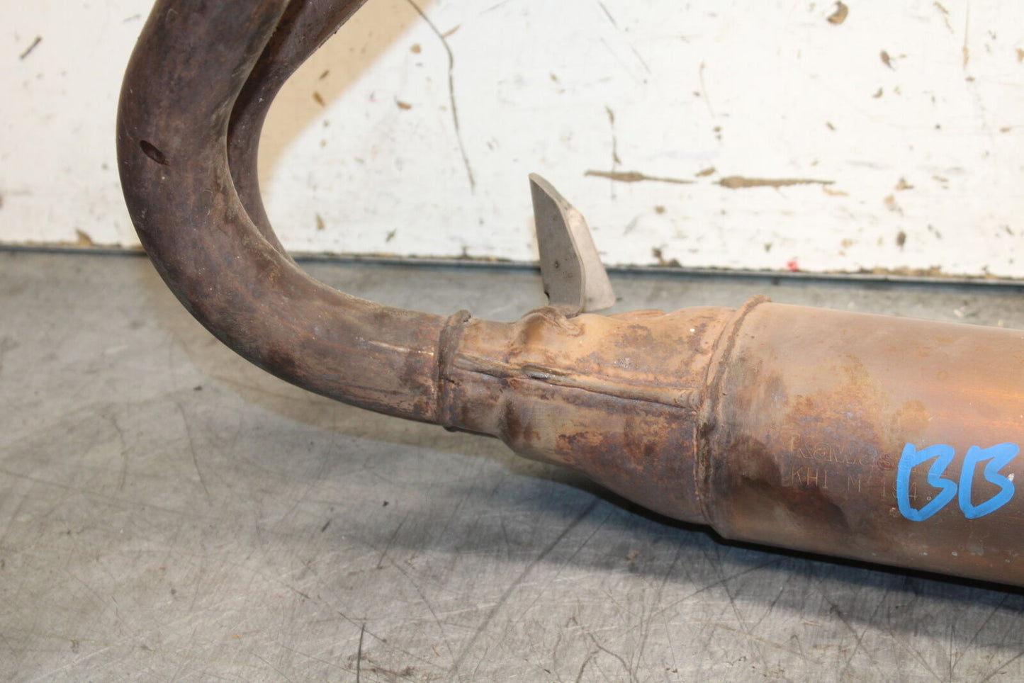 19-22 KAWASAKI Z400 EXHAUST HEADER PIPES MANIFOLD BB738