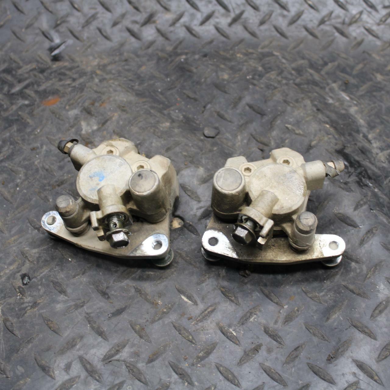 02-06 YAMAHA BANSHEE 350 LEFT RIGHT FRONT BRAKE CALIPER SET PAIR BB214