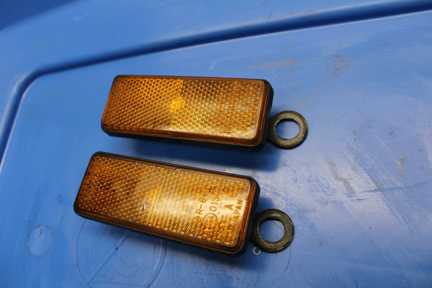 99 YAMAHA YZF R6 FRONT REFLECTORS REFLECTOR SET PAIR BB246