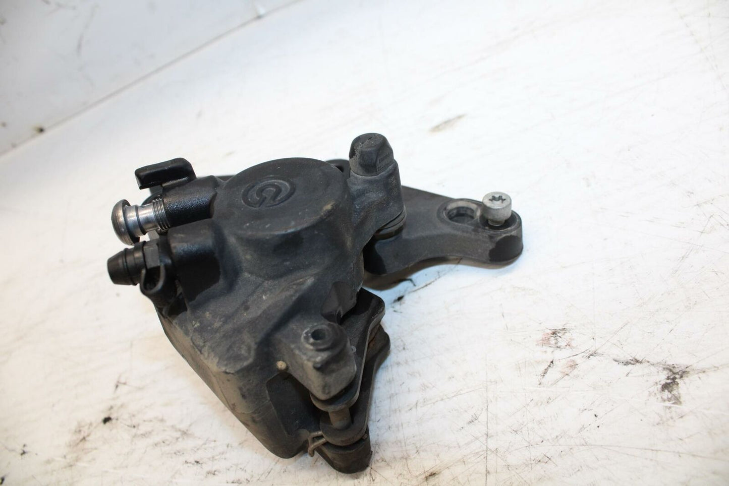 06-12 BMW F800ST REAR BACK BRAKE CALIPER W MOUNT BRACKET BB291