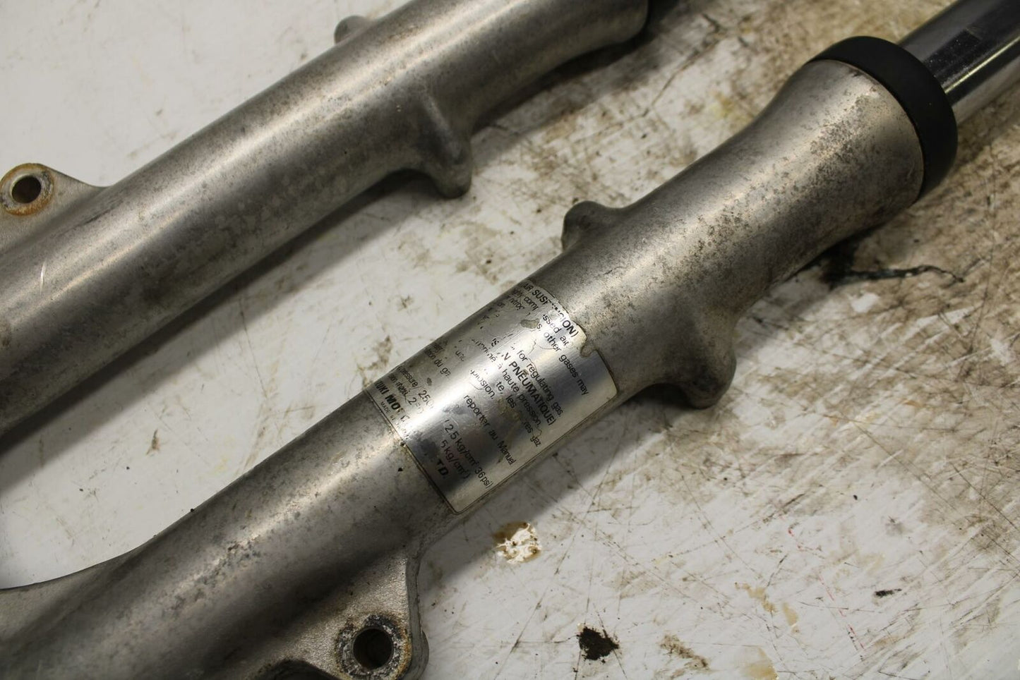 80-81 SUZUKI GS1000GL FRONT FORKS SHOCK SUSPENSION SET PAIR BB254