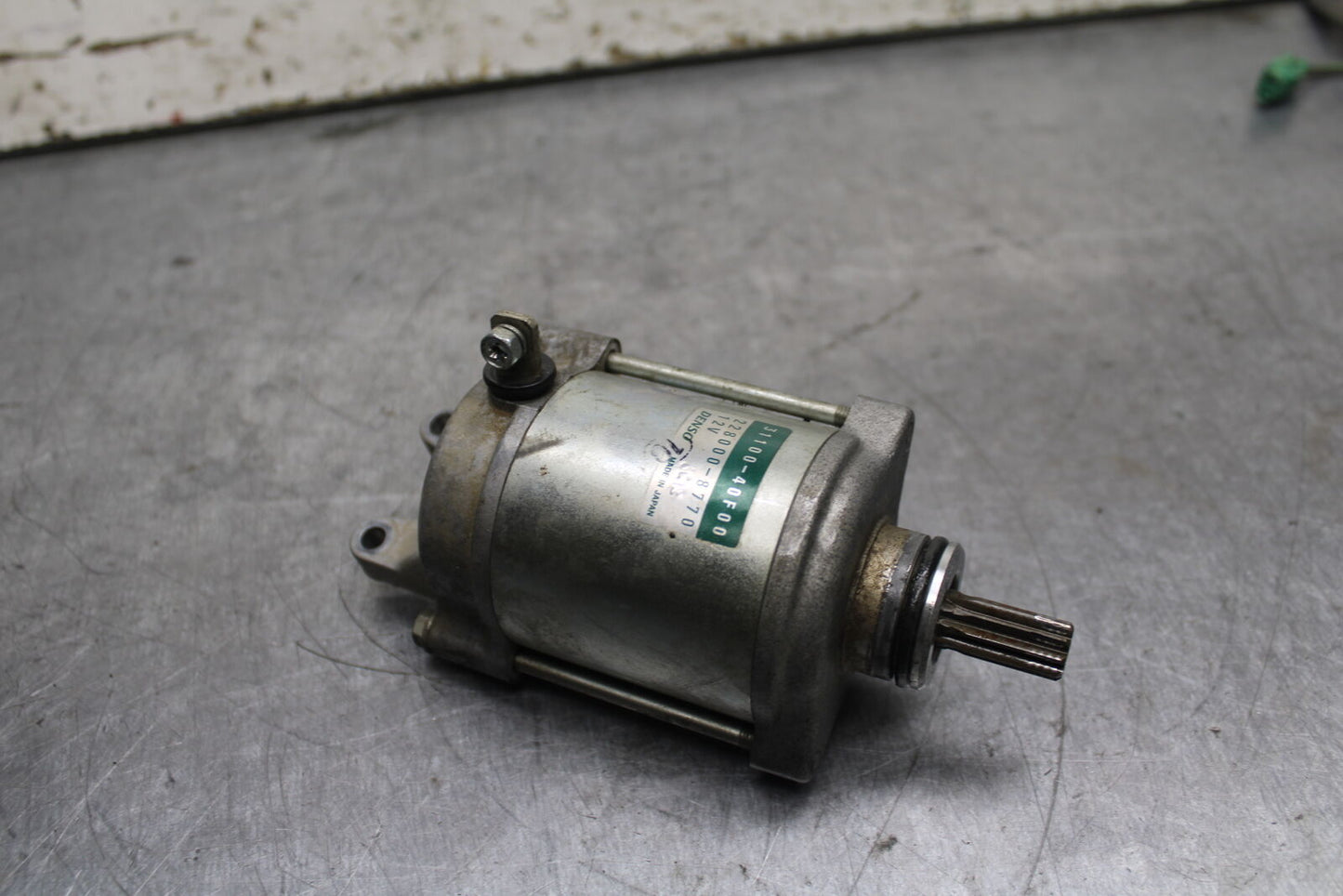 01-02 SUZUKI GSXR1000 ENGINE STARTING STARTER MOTOR -DC 12V BB113