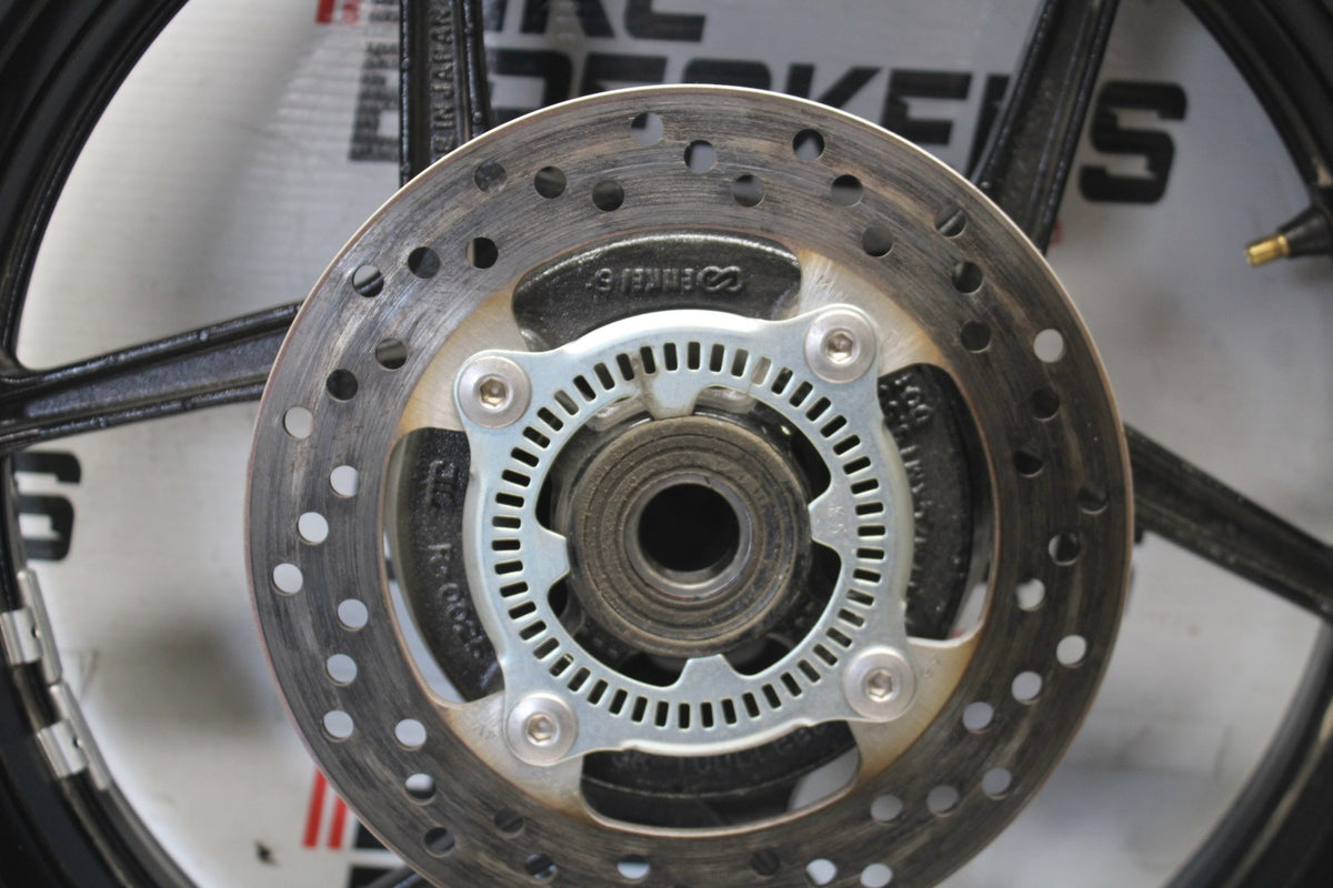 24-25 KAWASAKI NINJA ZX6R REAR WHEEL BACK RIM & ROTOR BB939