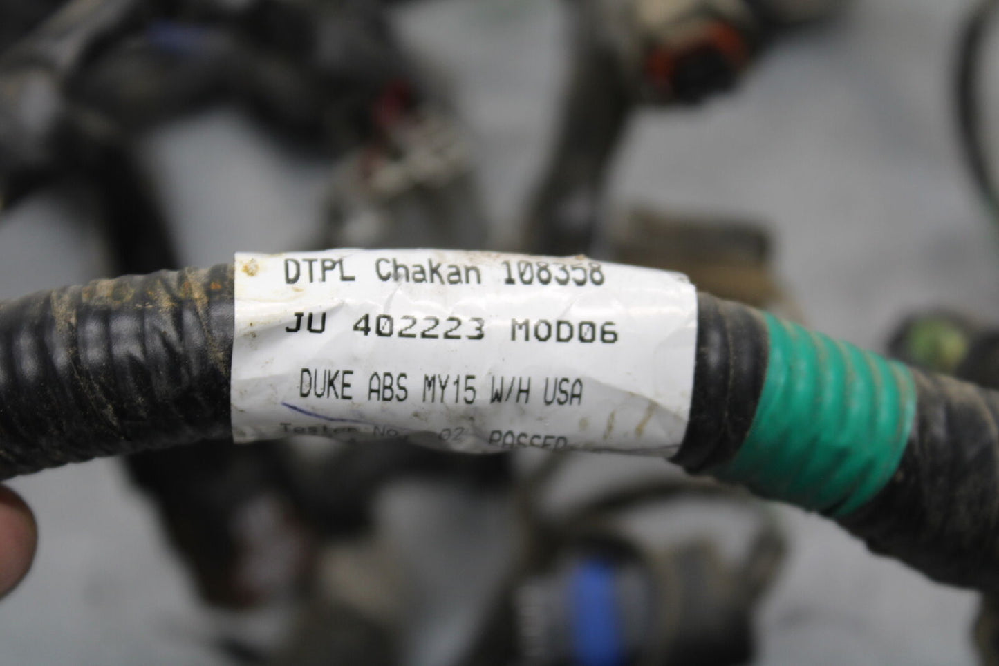 13-16 KTM 390 DUKE MAIN ENGINE WIRING HARNESS MOTOR WIRE LOOM BB748