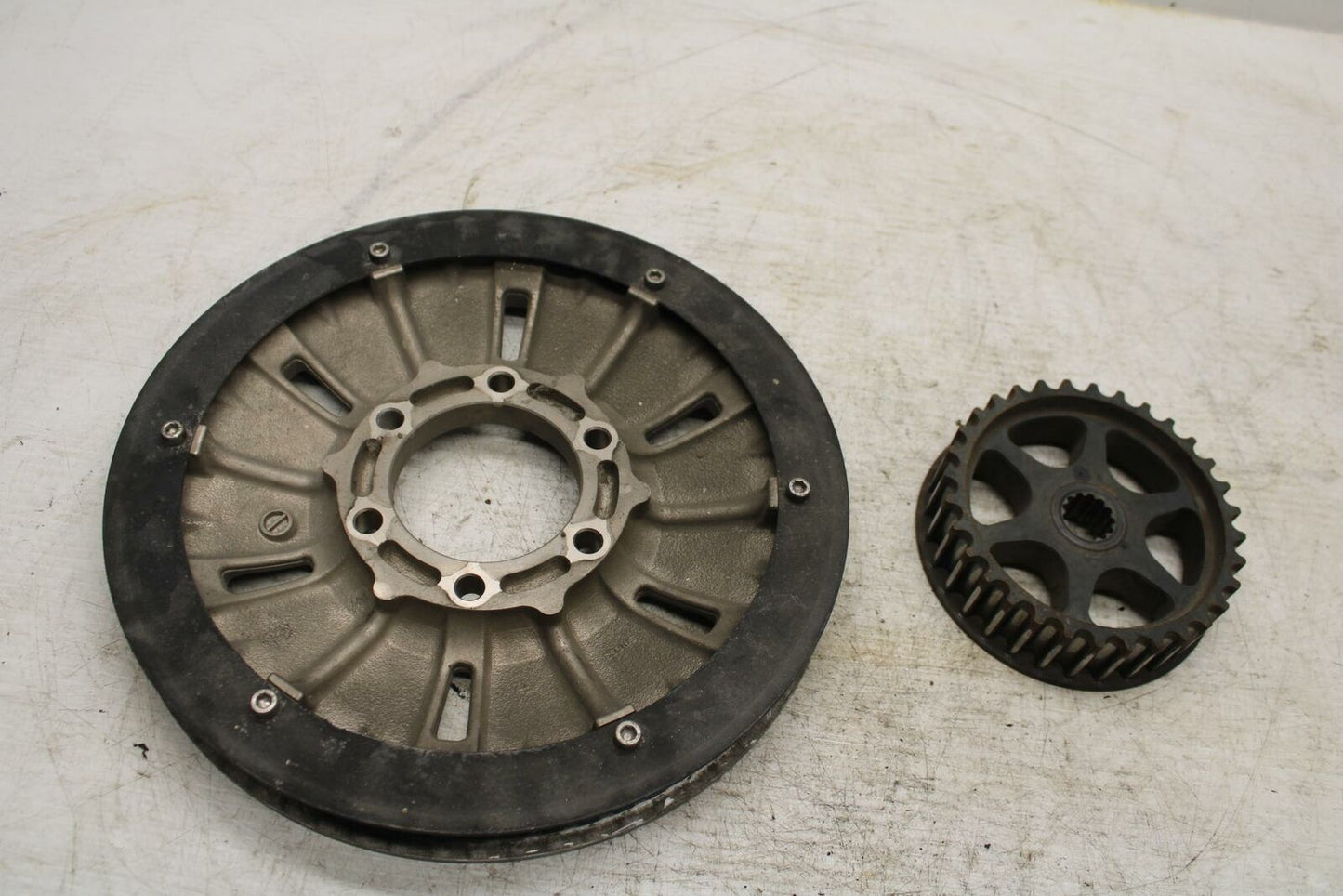 06-21 KAWASAKI VULCAN 900 DRIVE BELT PULLEY SET BB363