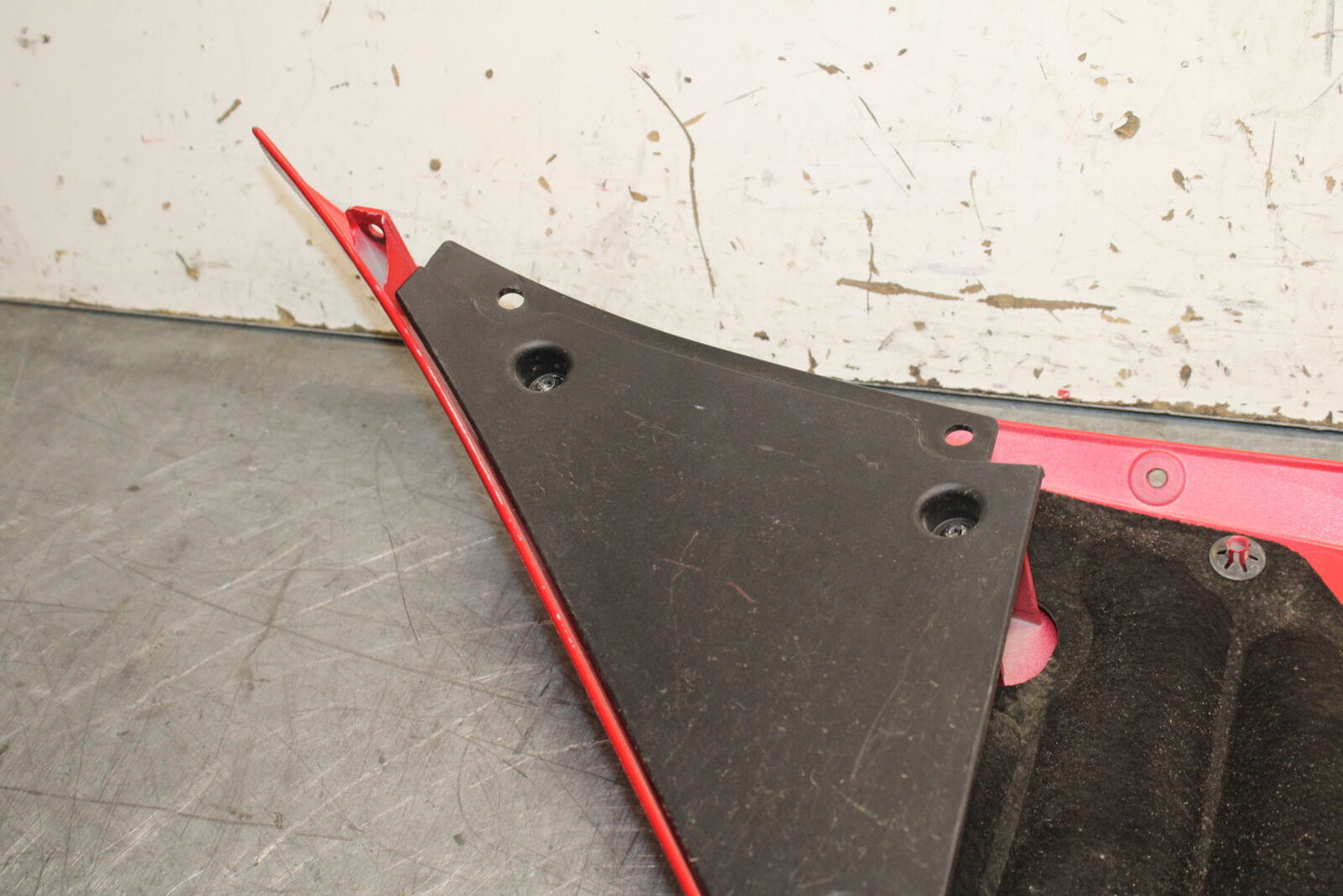 08-13 DUCATI 848 EVO RIGHT LOWER MID UPPER SIDE FAIRING COWL BB667