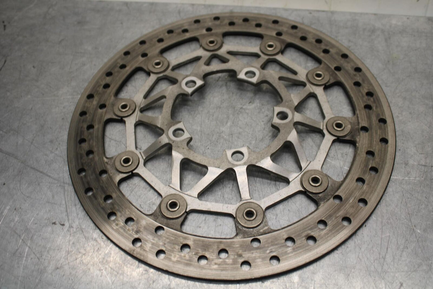 2009 Triumph Daytona 675 FRONT LEFT RIGHT BRAKE ROTORS DISCS T2021040 BB584
