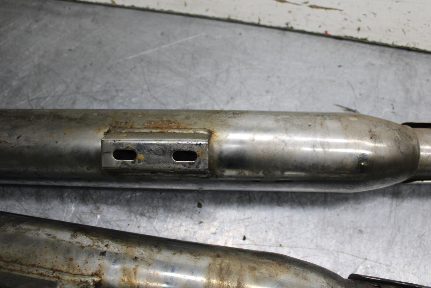 99-00 YAMAHA V STAR 1100 AFTERMARKET ROADKROME FULL EXHAUST SILENCER BB711