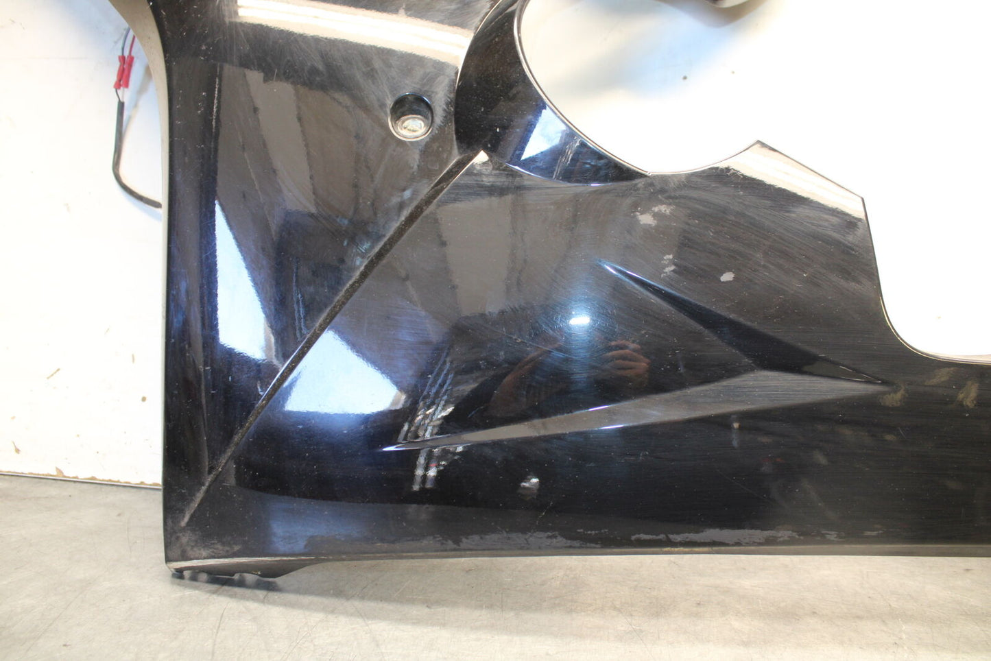 07-08 TRIUMPH DAYTONA 675 LEFT LOWER MID UPPER SIDE FAIRING COWL BB685