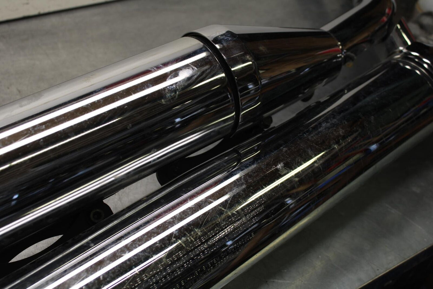 2013 Suzuki Boulevard C50T EXHAUST SYSTEM FULL HEADERS PIPES BB625