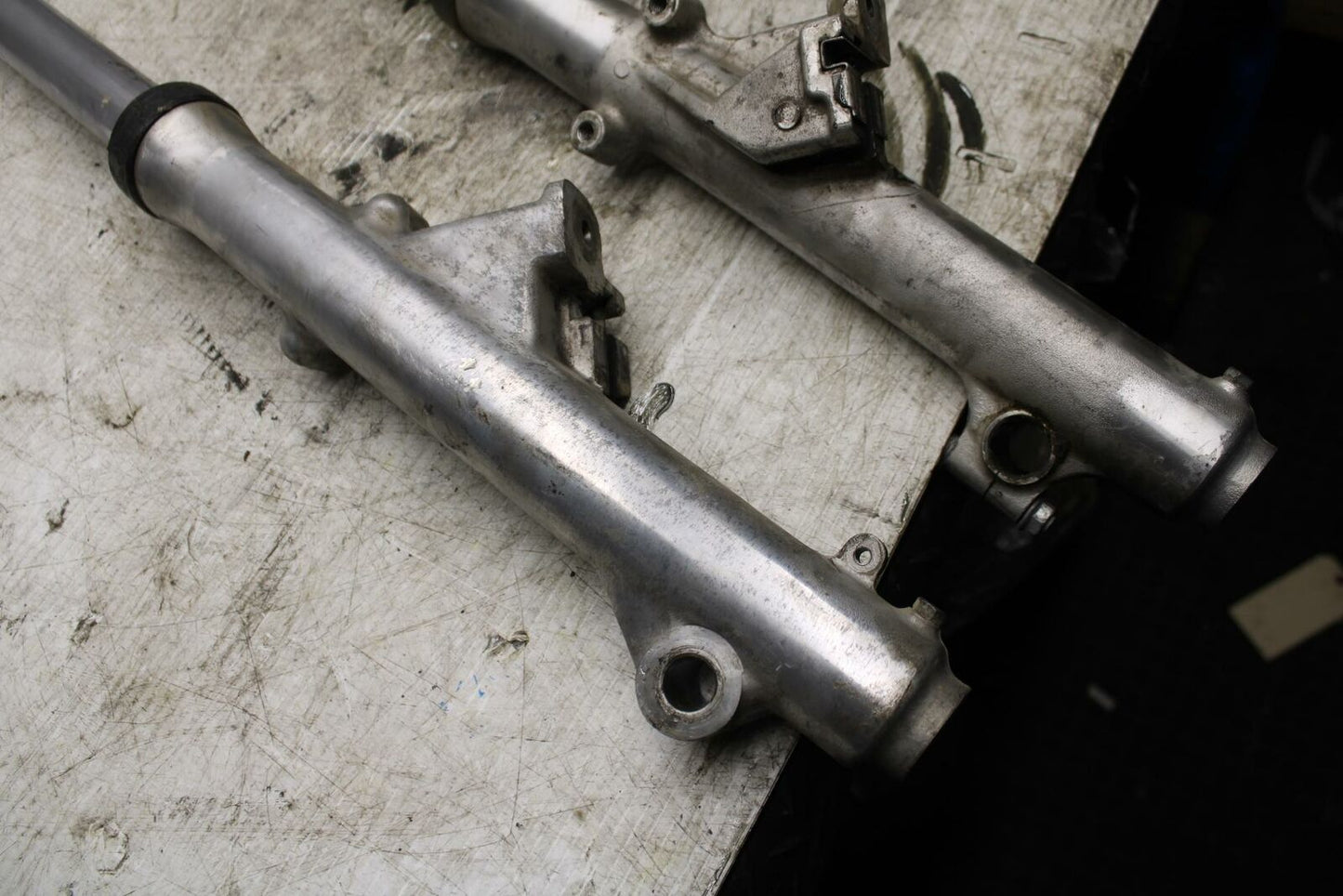 80-81 YAMAHA XS1100 SPECIAL FRONT FORKS SHOCK SUSPENSION SET PAIR BB377