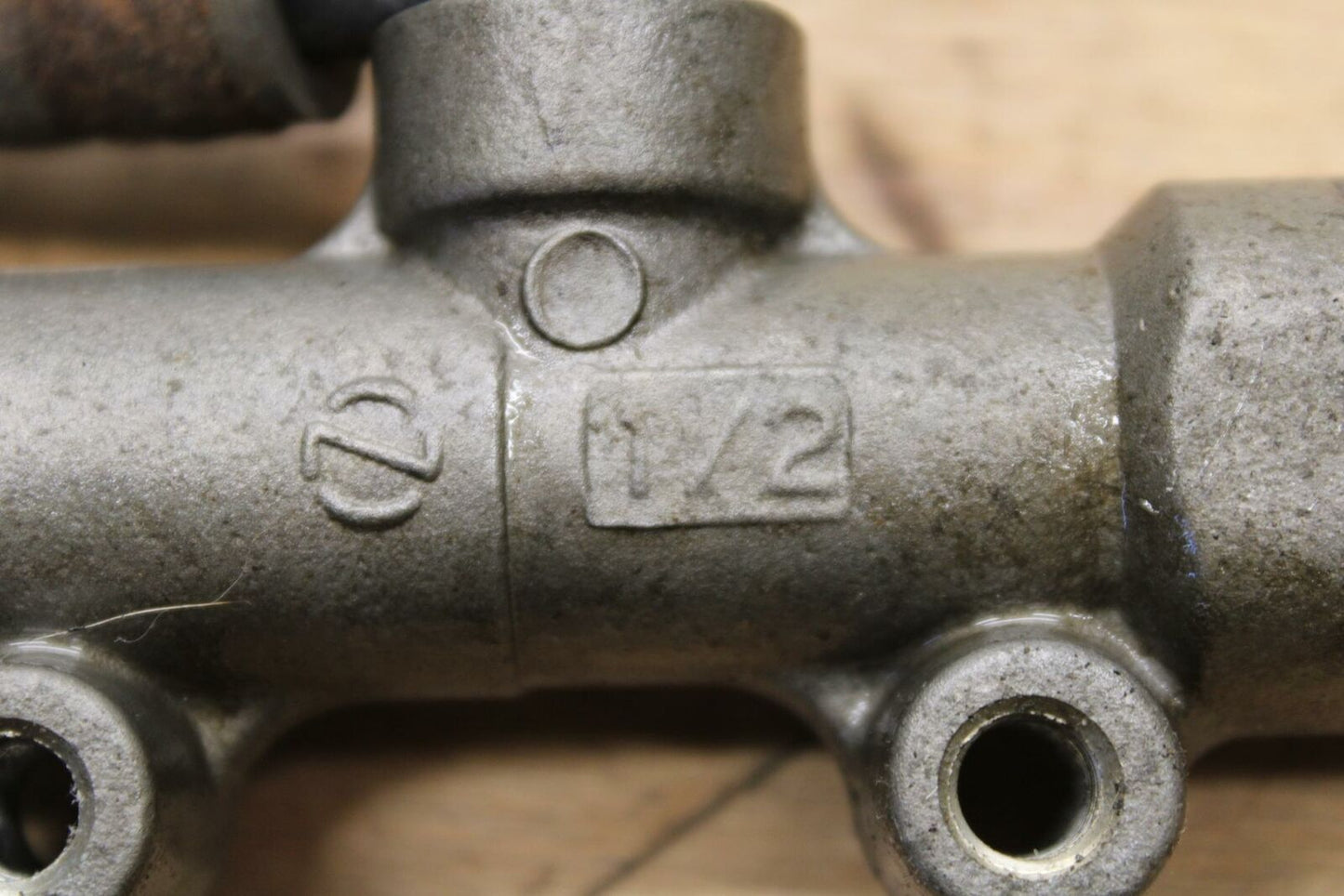 03-06 KAWASAKI Z1000 REAR BACK BRAKE MASTER CYLINDER W RESERVOIR BB319