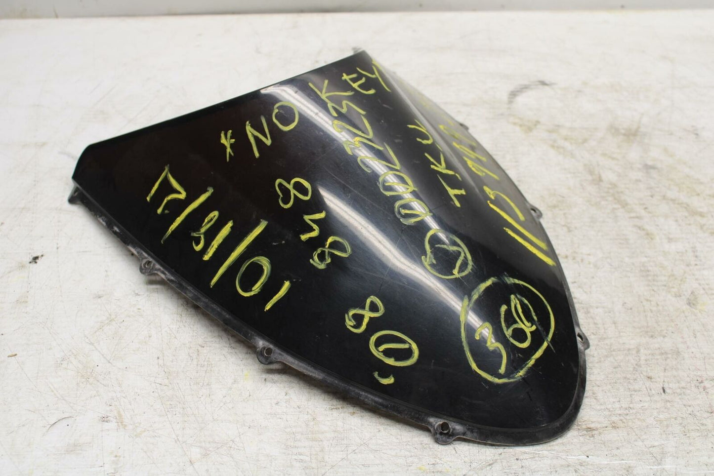 08-10 DUCATI 848 FRONT WINDSHIELD WINDSCREEN BB369