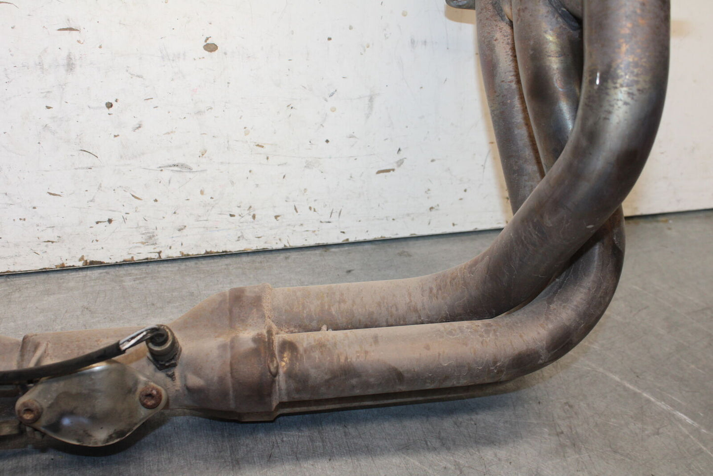 07-08 TRIUMPH DAYTONA 675 EXHAUST HEADER PIPES MANIFOLD BB685