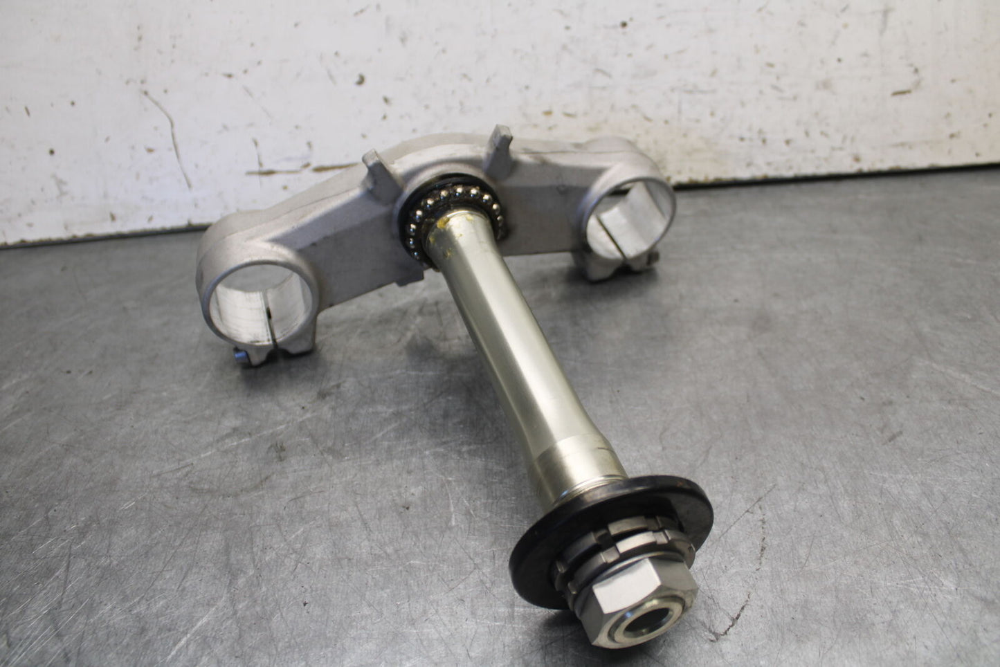 09-12 KAWASAKI NINJA ZX6R FRONT FORKS CLAMP LOWER TRIPLE TREE STEM BB698