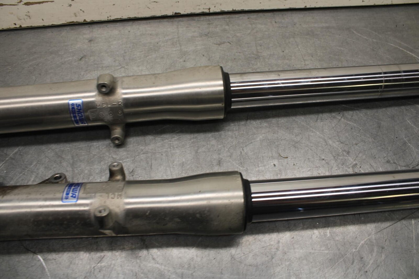 01-02 HONDA SHADOW SPIRIT 750 FRONT FORKS SHOCK SUSPENSION SET PAIR BB632