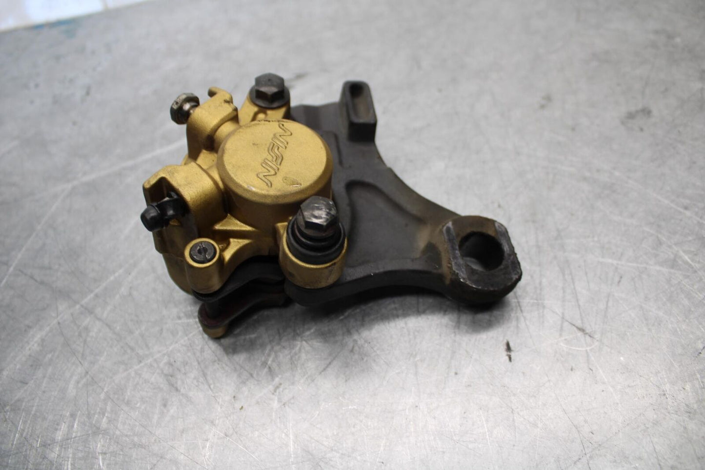2006 Triumph Daytona 675 Triple REAR BACK BRAKE CALIPER W MOUNT BRACKET BB434